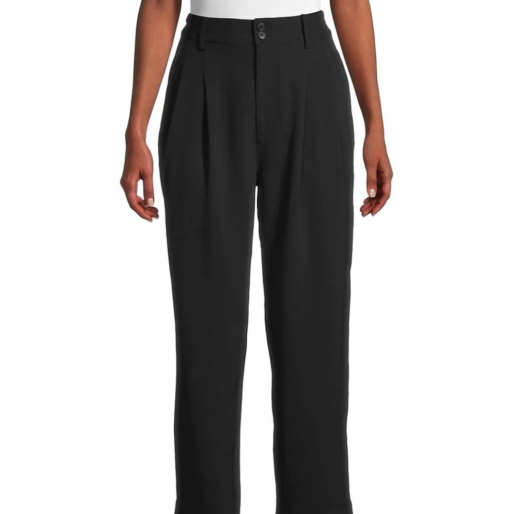 Black Madewell Women's Cropped Pleated Drape-y Pants Size 4 - Ankle Length, New